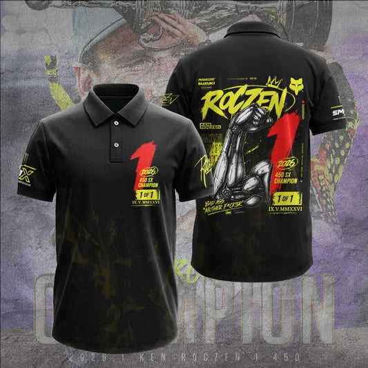 Limited Edition Ken Roczen 450SX Supercross Champion 2026 Polo