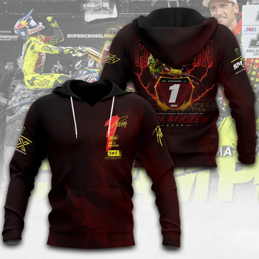 Limited Edition Ken Roczen 450SX Supercross Champion 2026 Hoodie