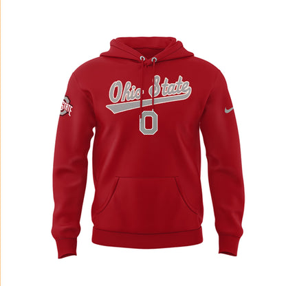 Ohio State Baseball x Firefighter Appreciation Night Hoodie-LL250317015