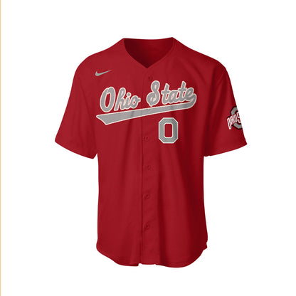 Ohio State Baseball x Firefighter Appreciation Night Jersey-LL250317016