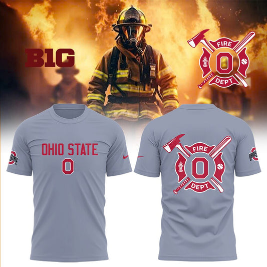 Ohio State Baseball x Firefighter Appreciation Night TShirt -LL2503171000