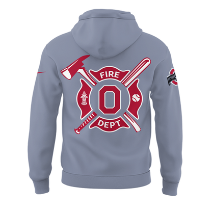 Ohio State Baseball x Firefighter Appreciation Night Hoodie-LL2503171001