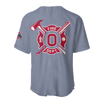 Ohio State Baseball x Firefighter Appreciation Night Jersey-LL2503171002