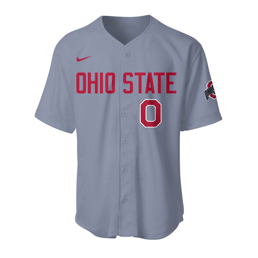 Ohio State Baseball x Firefighter Appreciation Night Jersey-LL2503171002