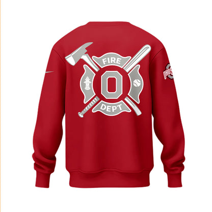 Ohio State Baseball x Firefighter Appreciation Night Sweatshirt-LL250320013