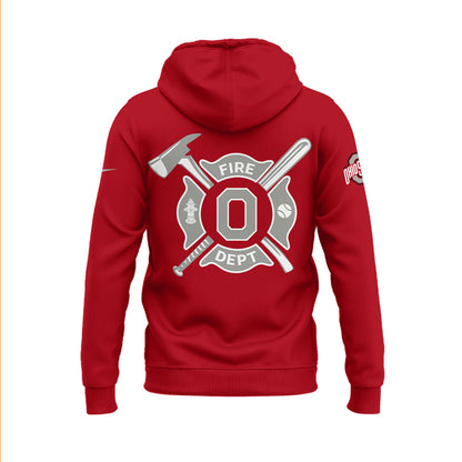 Ohio State Baseball x Firefighter Appreciation Night Zip Hoodie-LL250320015