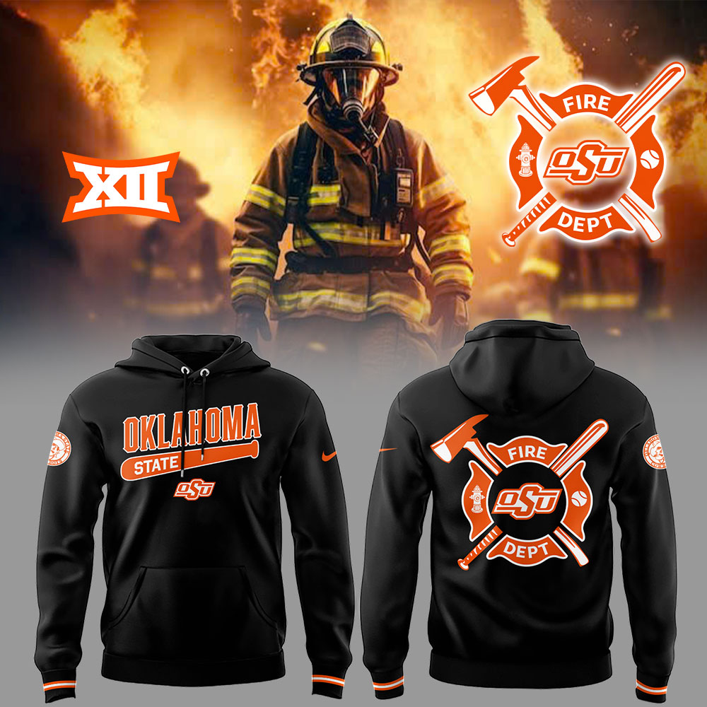 Limited Edition CowboysBaseball x Firefighter Appreciation Hoodie-LL250326002
