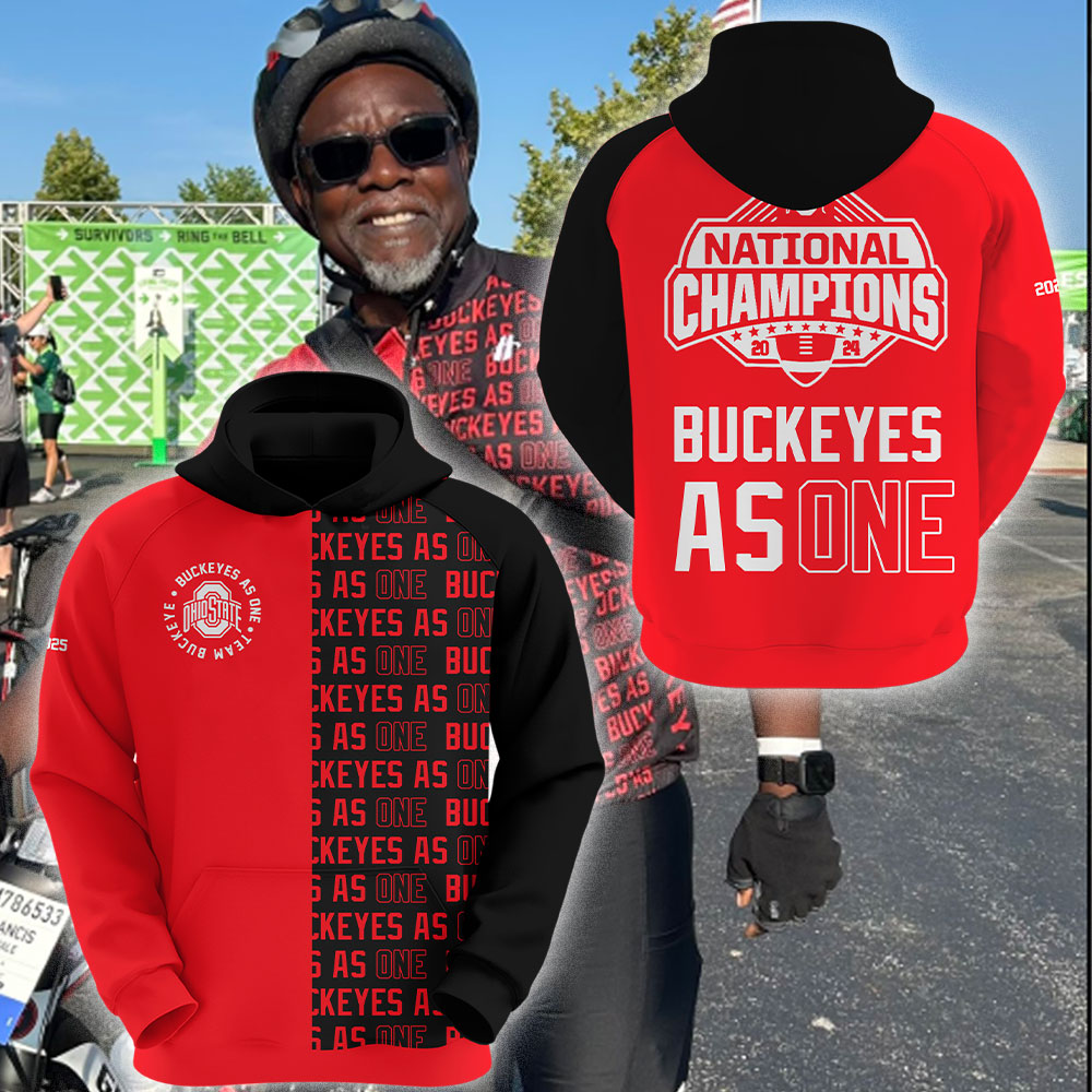 Limited Edition Ohio Buckeyes As One Hoodie-LL250806001
