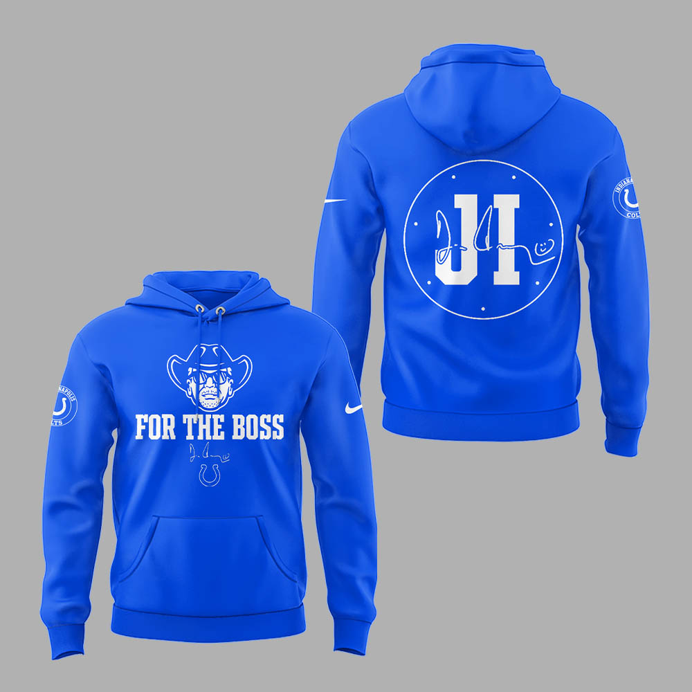 Limited Edition Indianapolis Colts "Honoring the memory of Jim Irsay" Hoodie-LL25090710030