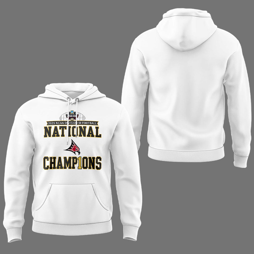 Limited Edition Falcon Football 2025 NCAA Division III National Champions Hoodie-LL260105023