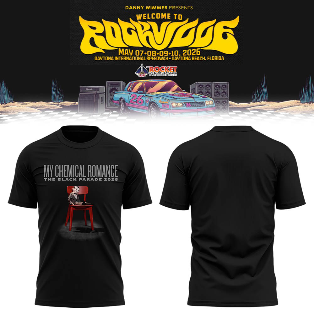 Limited Edition MCR x Welcome To Rockville 2026 TShirt