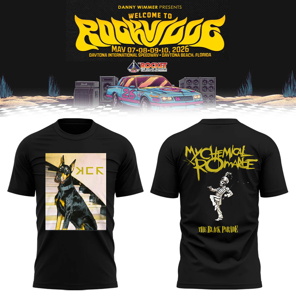 Limited Edition MCR x Welcome To Rockville 2026 TShirt