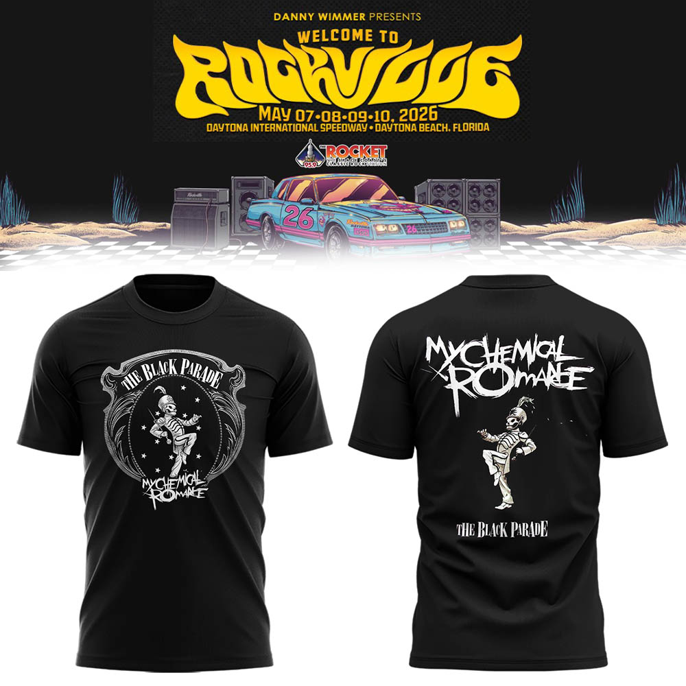 Limited Edition MCR x Welcome To Rockville 2026 TShirt