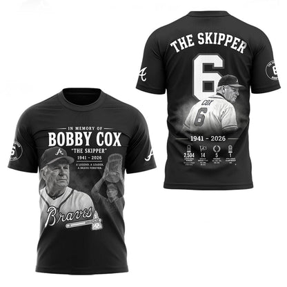 Remembering Bobby Cox – The Legendary Manager”⚾🪓 Shirt