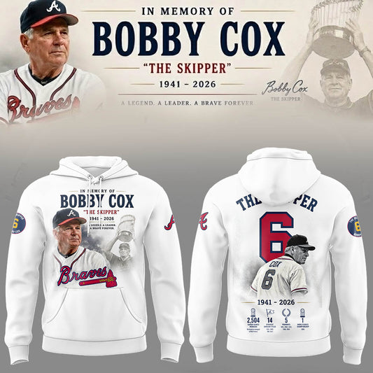 Remembering Bobby Cox – The Legendary Manager”⚾🪓 Hoodie