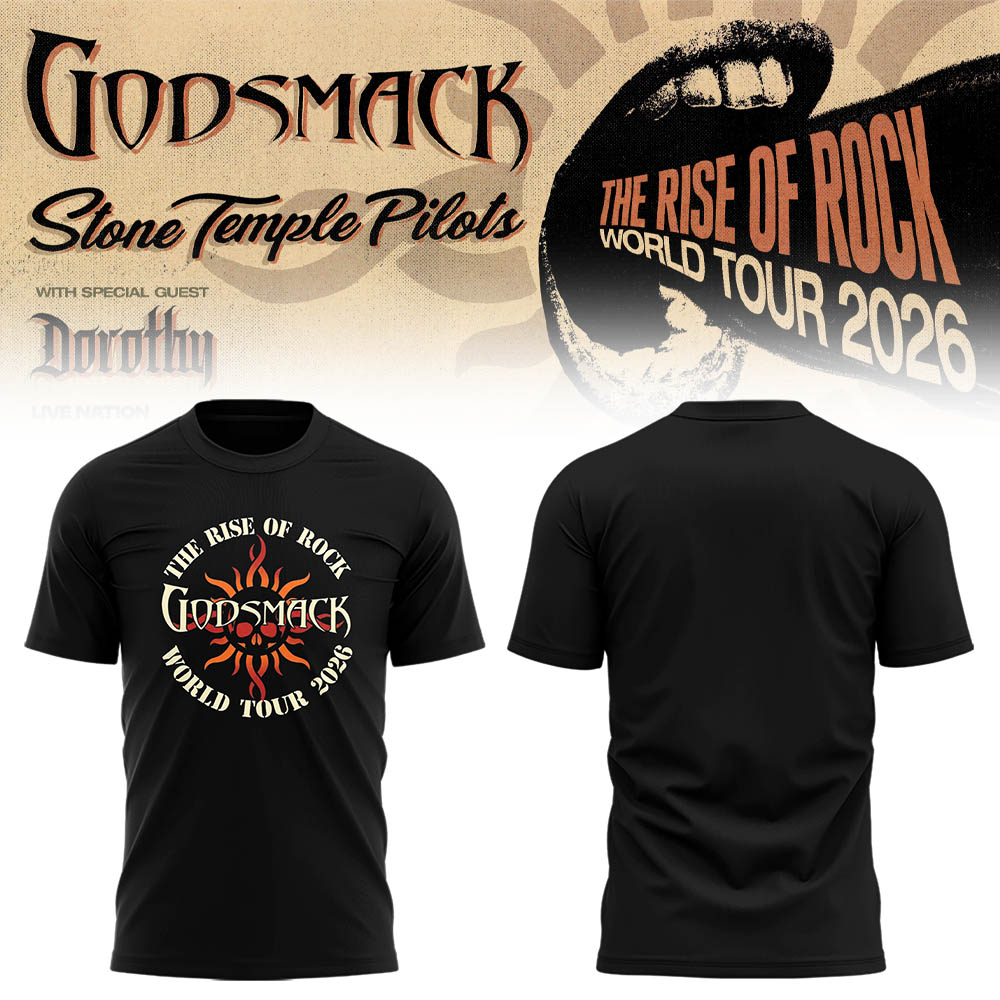 Limited Edition “The Rise Of Rock” Tour 2026 Tshirt
