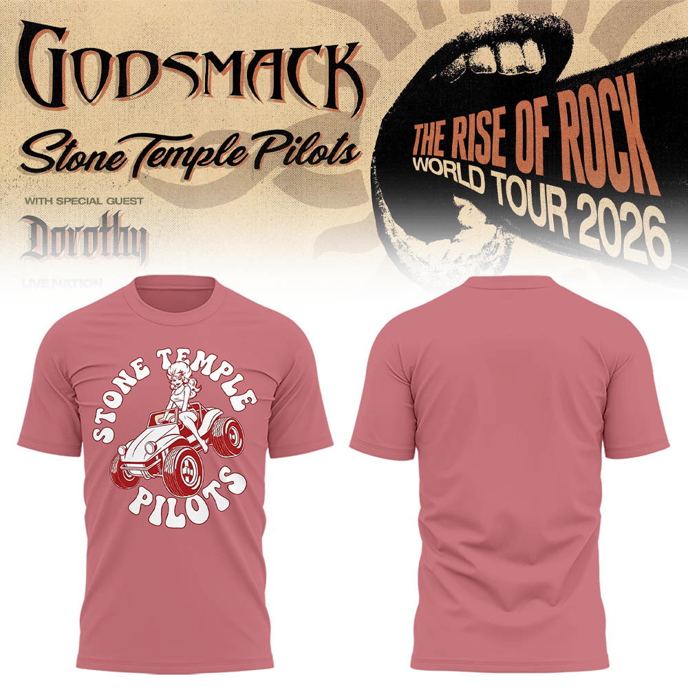 Limited Edition “The Rise Of Rock” Tour 2026 Tshirt