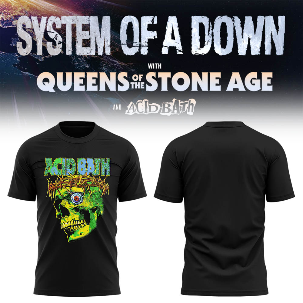 Limited Edition SOAD UK & Europe Stadium Tour 2026 T-Shirt