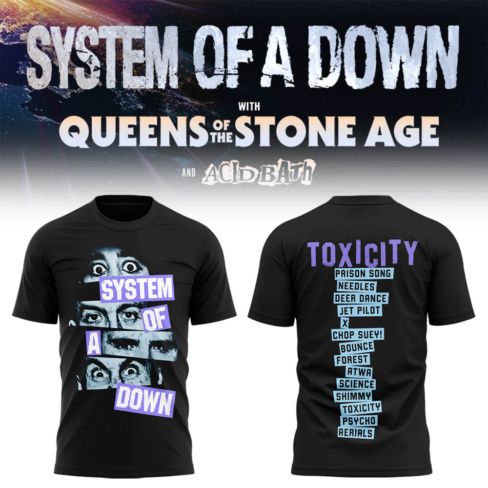 Limited Edition SOAD UK & Europe Stadium Tour 2026 T-Shirt