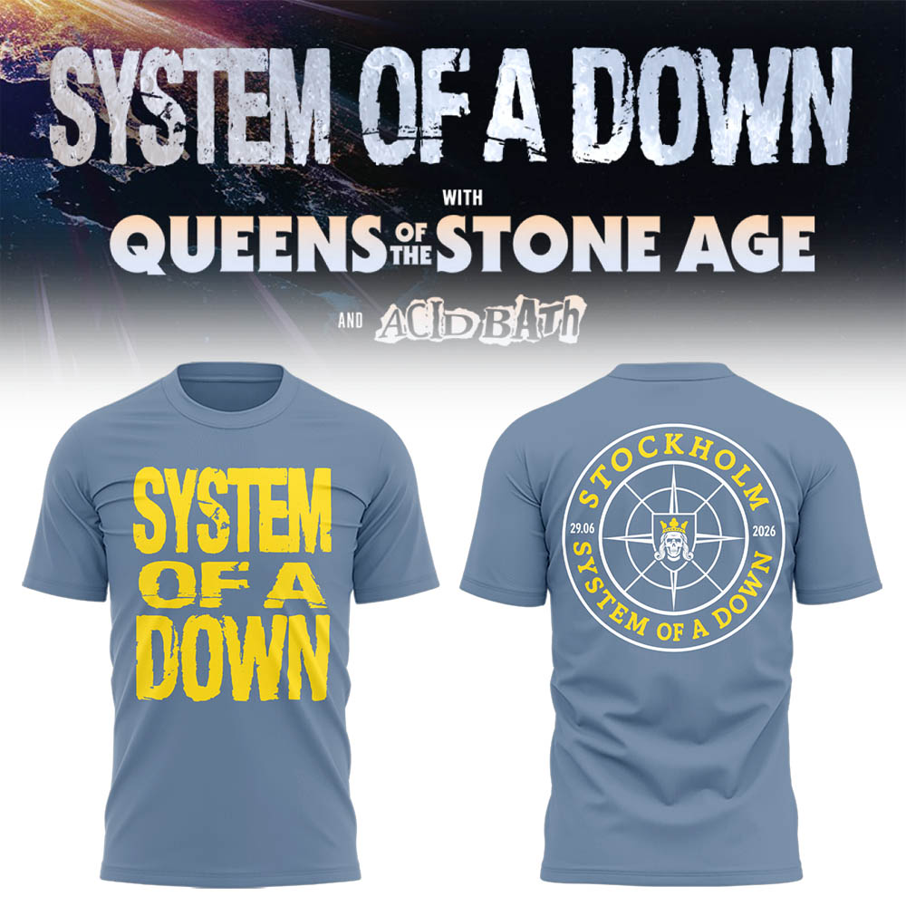 Limited Edition SOAD UK & Europe Stadium Tour 2026 T-Shirt