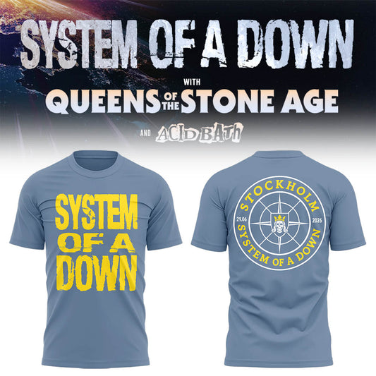Limited Edition SOAD UK & Europe Stadium Tour 2026 T-Shirt