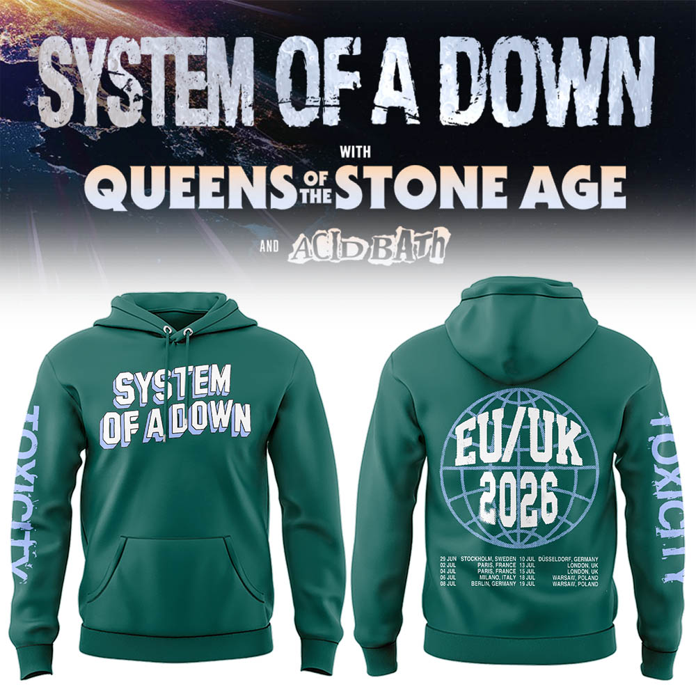 Limited Edition SOAD UK & Europe Stadium Tour 2026 Hoodie