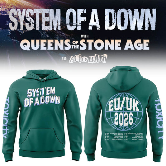 Limited Edition SOAD UK & Europe Stadium Tour 2026 Hoodie