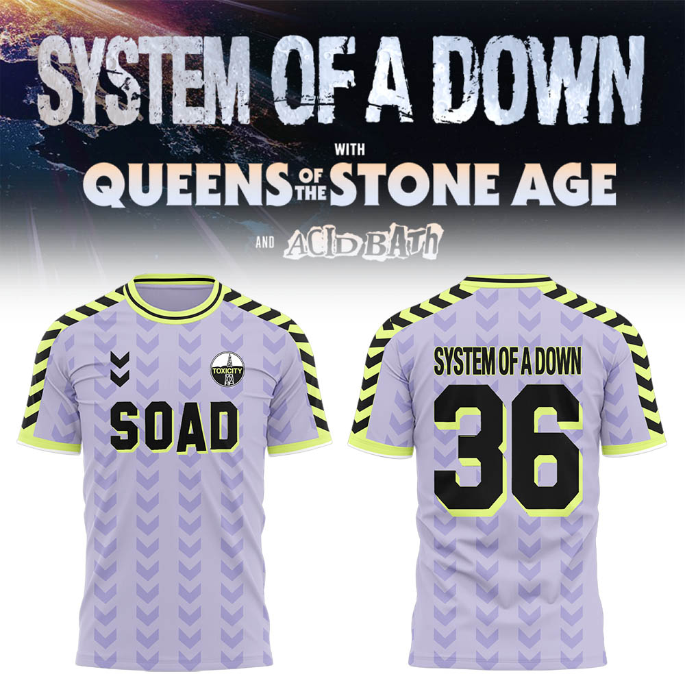 Limited Edition SOAD UK & Europe Stadium Tour 2026 T-Shirt