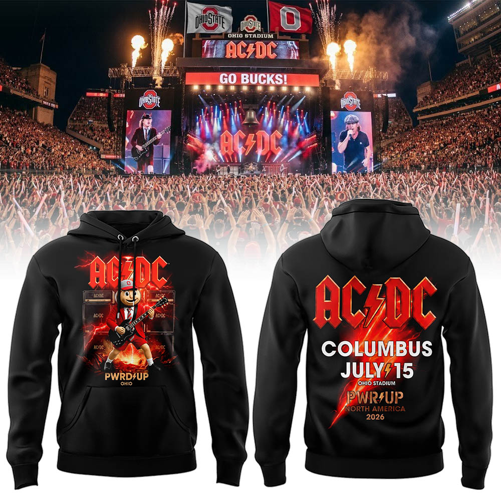 Limited Edition POWER UP Tour 2026 At Ohio Stadium Hoodie