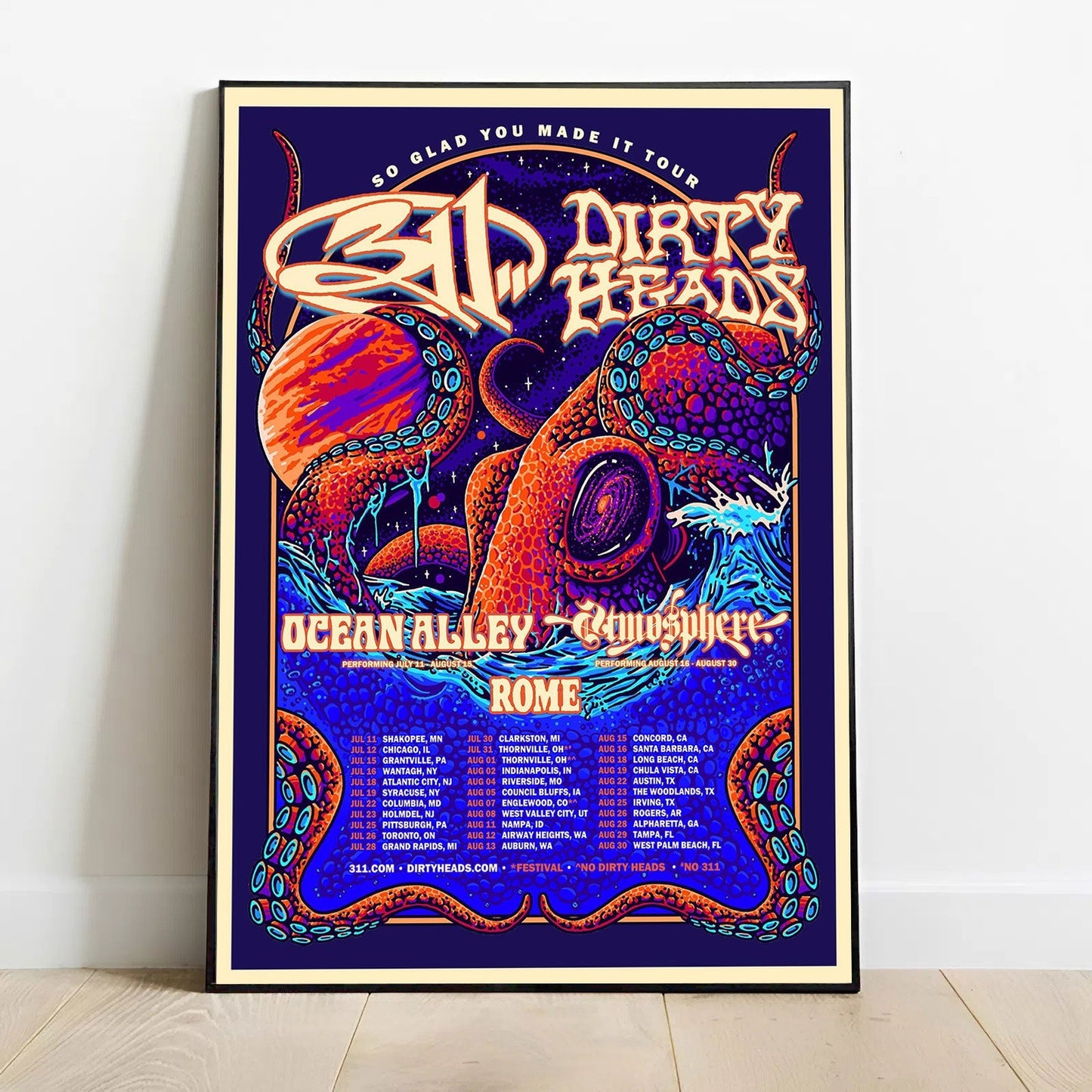 Limited Edition So Glad You Made It Tour 2026 Poster