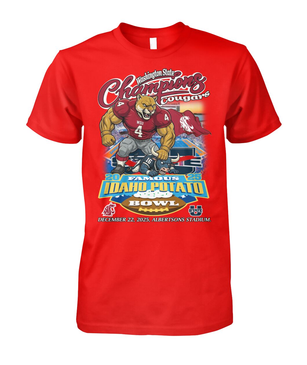 2025 Famous Idaho Potato Bowl Champion T-Shirt