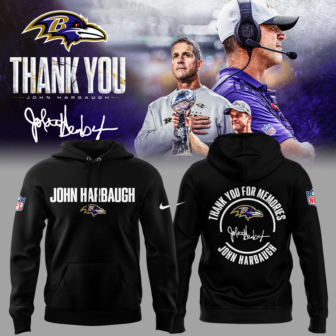 Limited Edition "Thank you Coach Harbaugh" Hoodie-ND01072609
