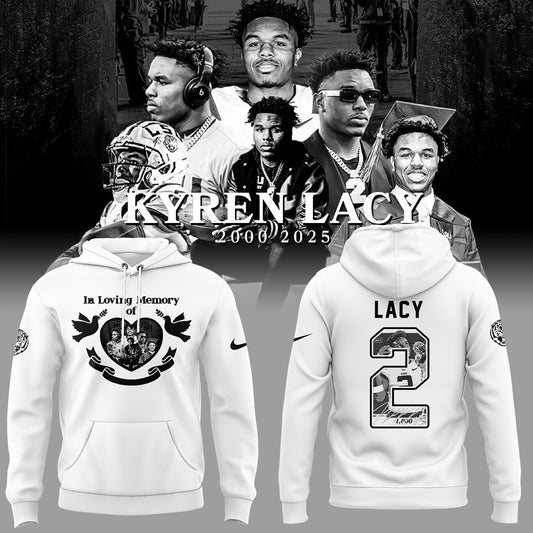 Tigers Football Limited RIP Lacy White Hoodie-ND04142522