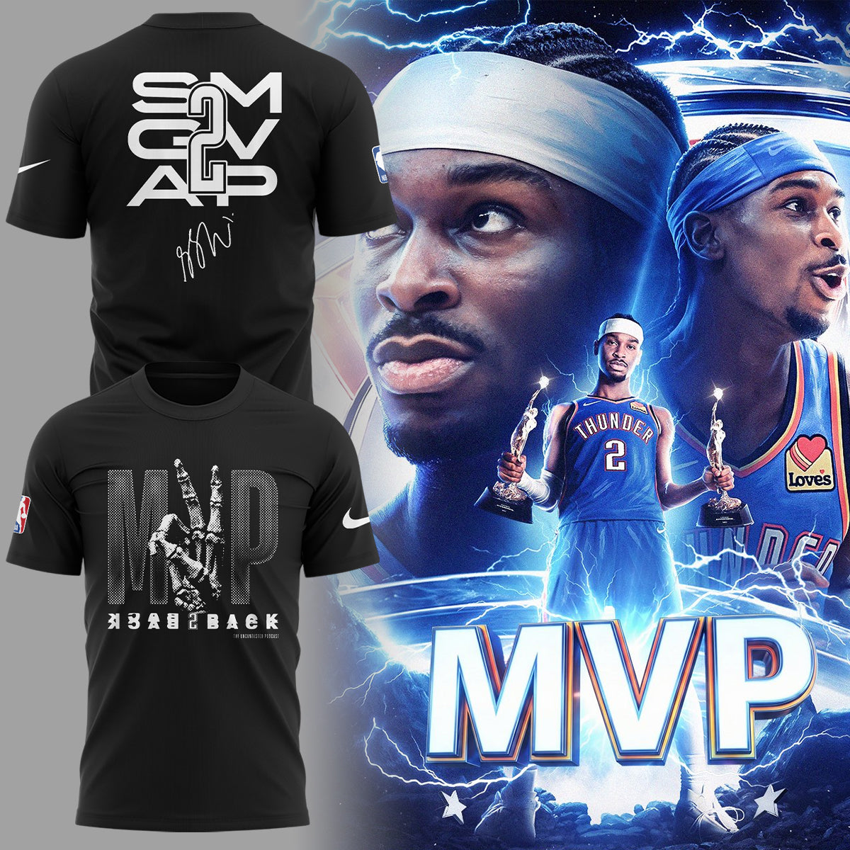 Limited Edition OKC Backtoback Mvp 25-26 Shirt