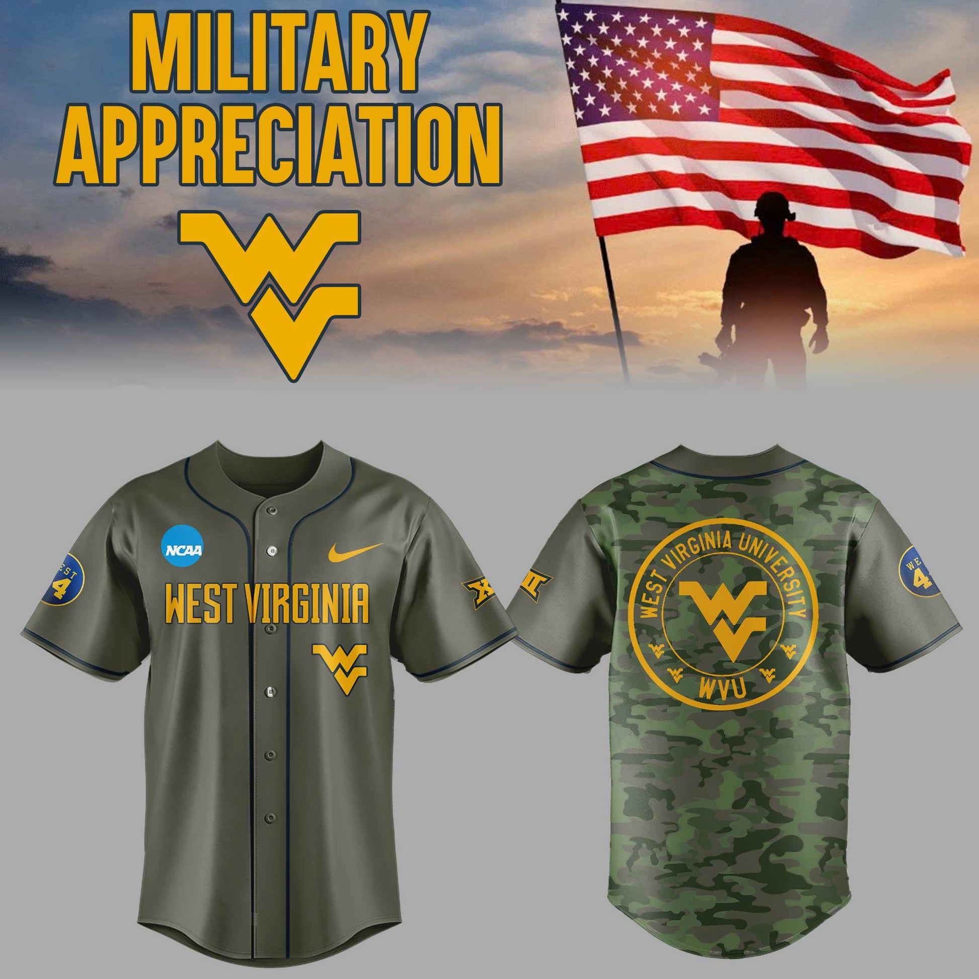 Limited Edition Military Appreciation Jersey-ND06092518