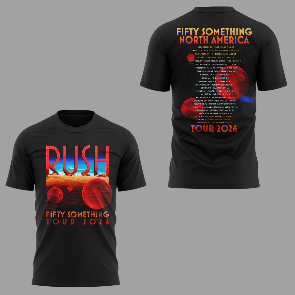 Limited Edition Fifty Something Tour Shirt