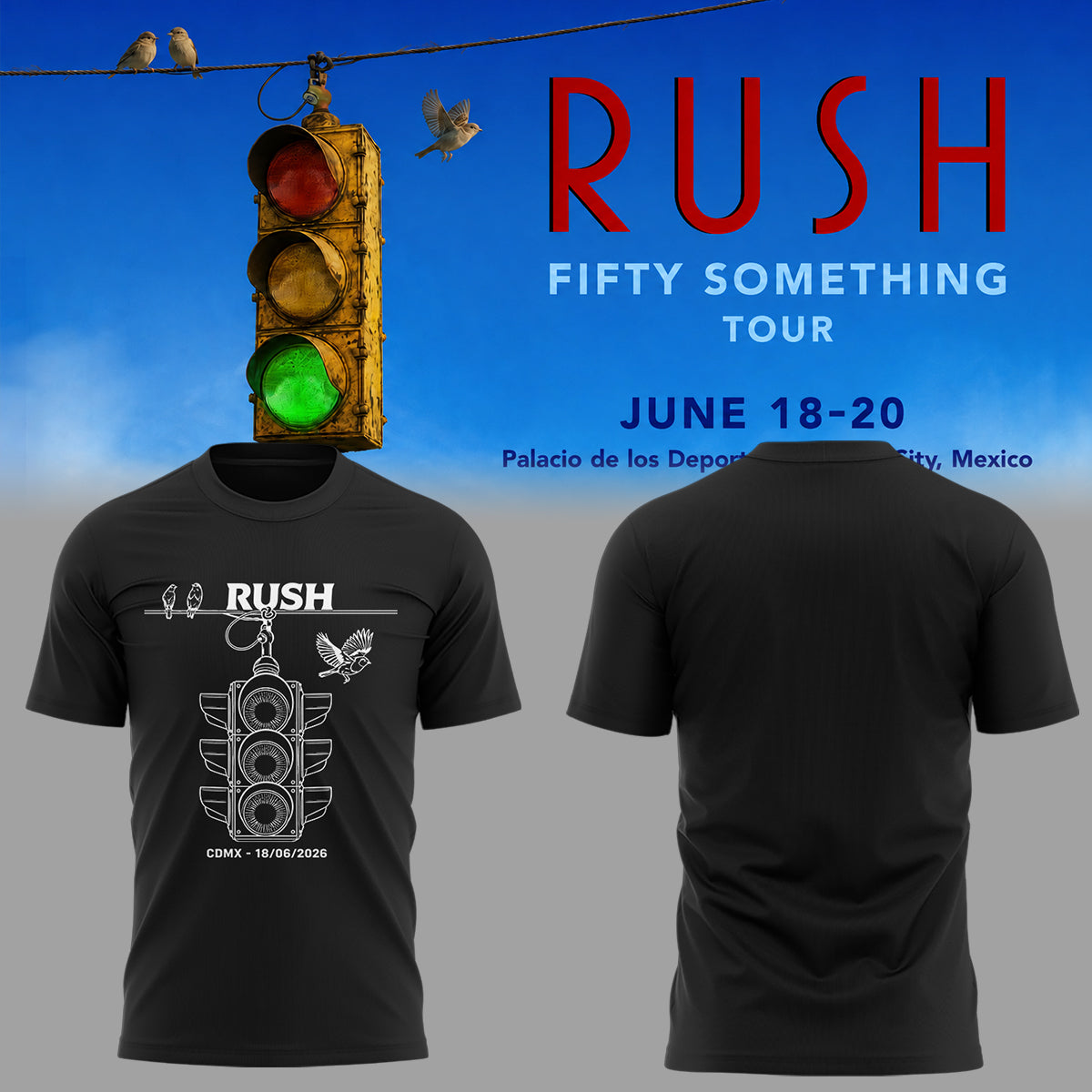 Limited Edition Fifty Something Tour At Mexico Shirt