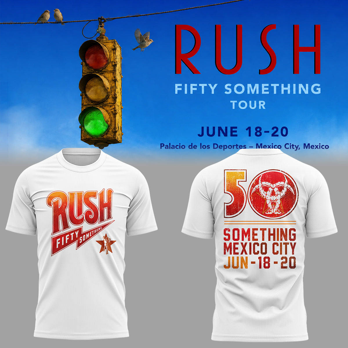 Limited Edition Fifty Something Tour At Mexico Shirt