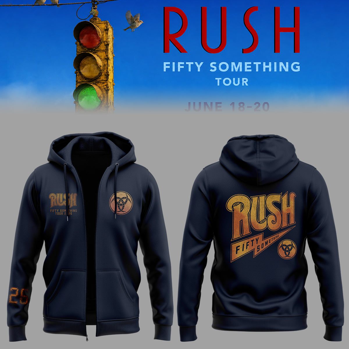 Limited Edition Fifty Something Tour ZIPHoodie