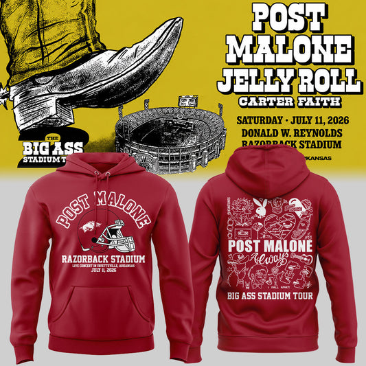 Limited Edition Big Ass Stadium Tour At Razorback Stadium Hoodie