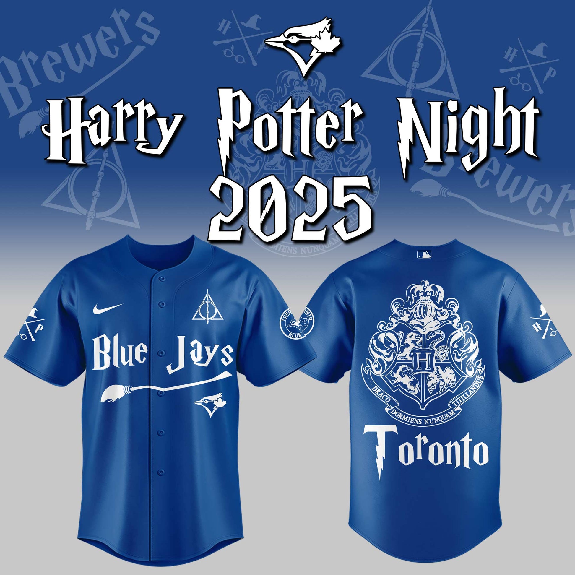 Exclusive 2025 Blue Jays x Harry Potter Night Jersey-ND08062503