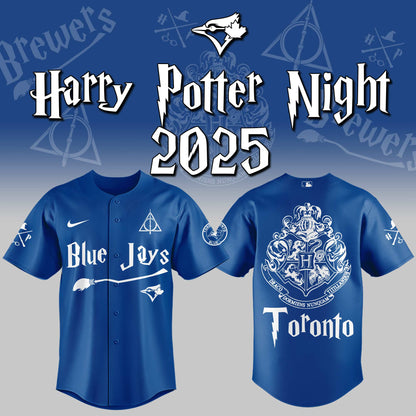 Exclusive 2025 Blue Jays x Harry Potter Night Jersey-ND08062503