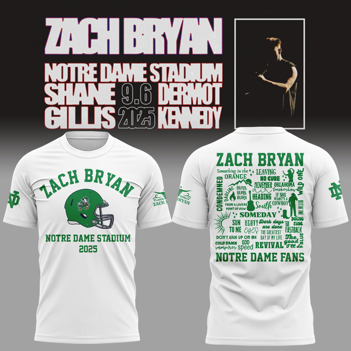 Limited Edition Irish Football x Bryan 2025 TShirt