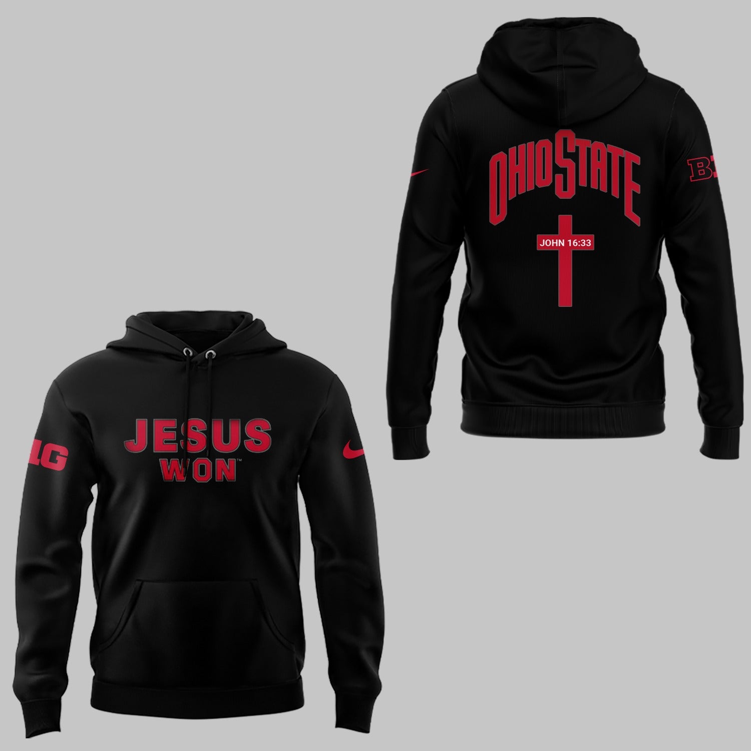 Limited Edition JESUS WON Black Hoodie-ND090925117