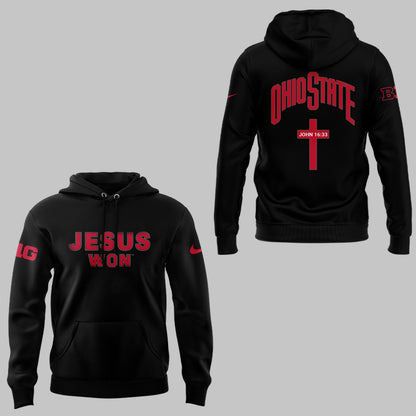 Limited Edition JESUS WON Black Hoodie-ND090925117
