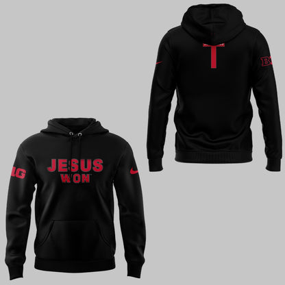 Limited Edition JESUS WON Black Hoodie-ND090925118