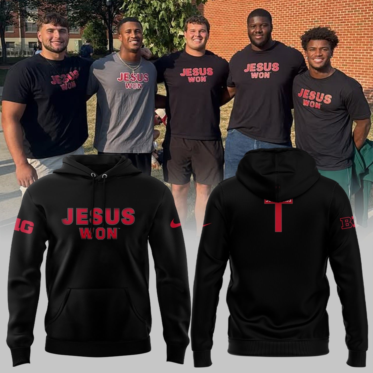 Limited Edition JESUS WON Black Hoodie-ND090925118