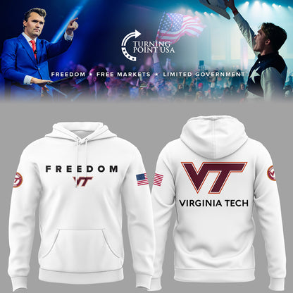 Limited Edition Virginia Tech x Turning Point USA 2025 Hoodie