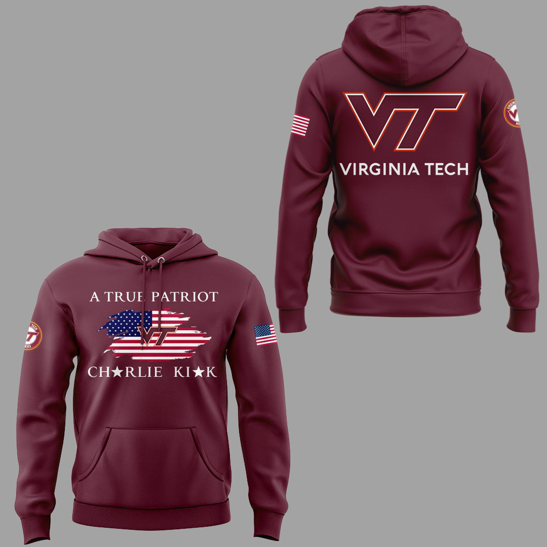 Limited Edition Virginia Tech x Turning Point USA 2025 Hoodie
