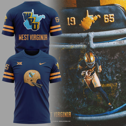 Limited Edition WVU Football 𝟏𝟗𝟔𝟓 𝐓𝐡𝐫𝐨𝐰𝐛𝐚𝐜𝐤 TShirt